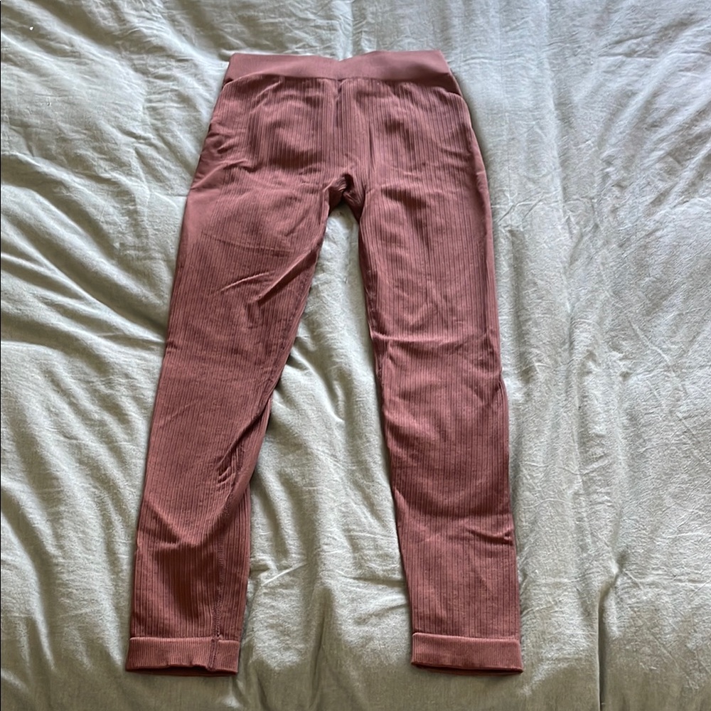 Bo+Tee Ribbed Booty Contour Brown Women’s Leggings